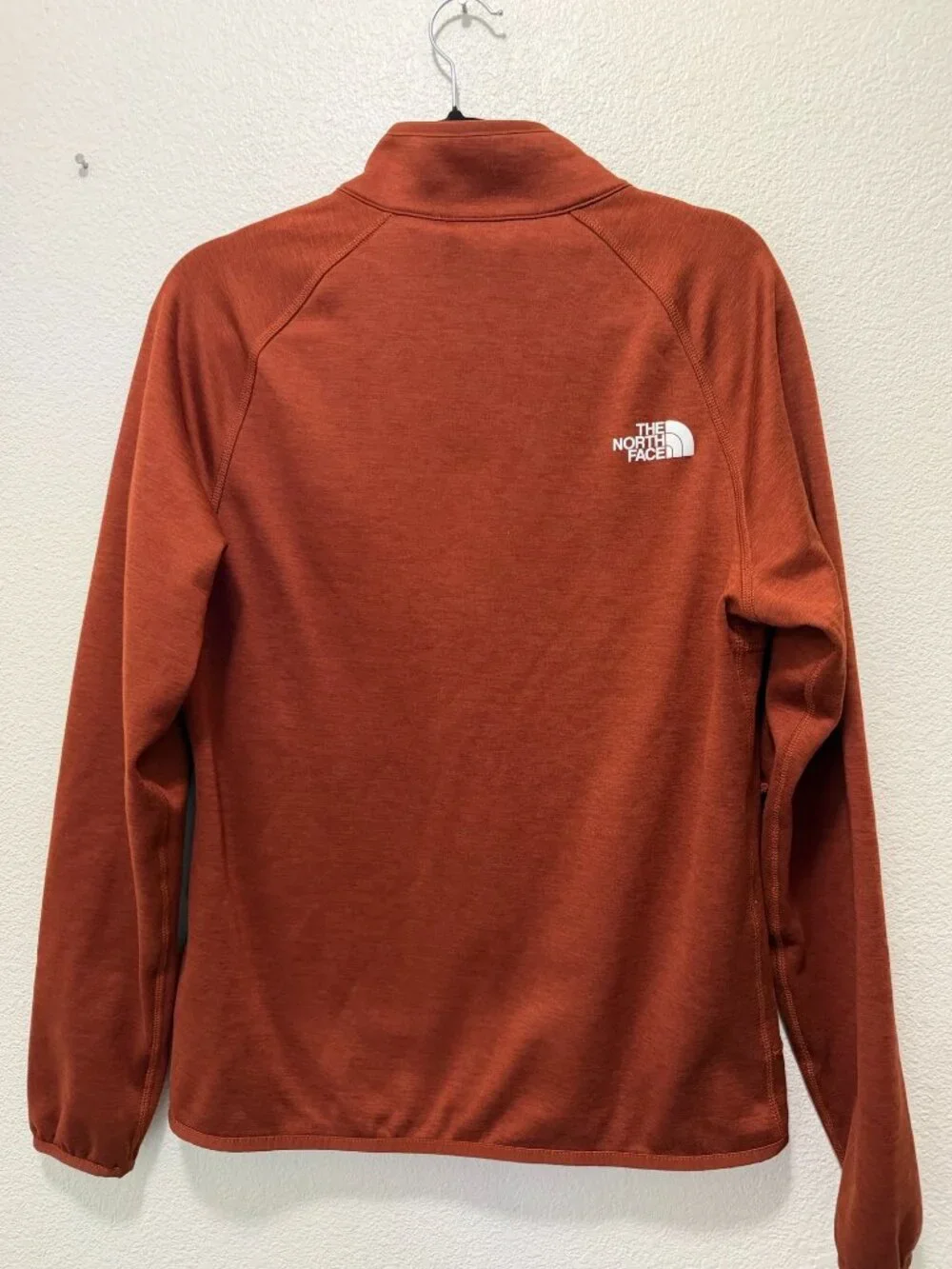 The North Face men's Canyonlands burnt orange full front zip jacket, size small